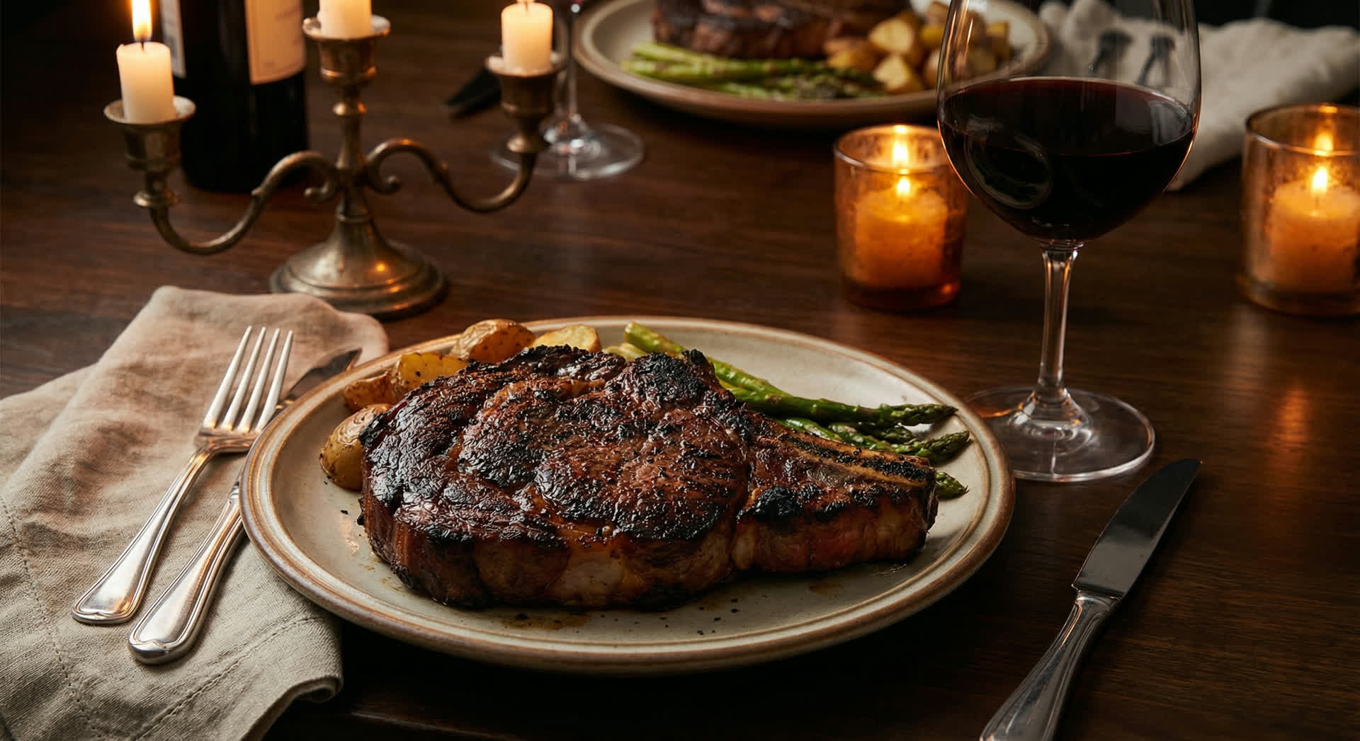 Selection of budget-friendly wine bottles ideal for ribeye pairing under $30